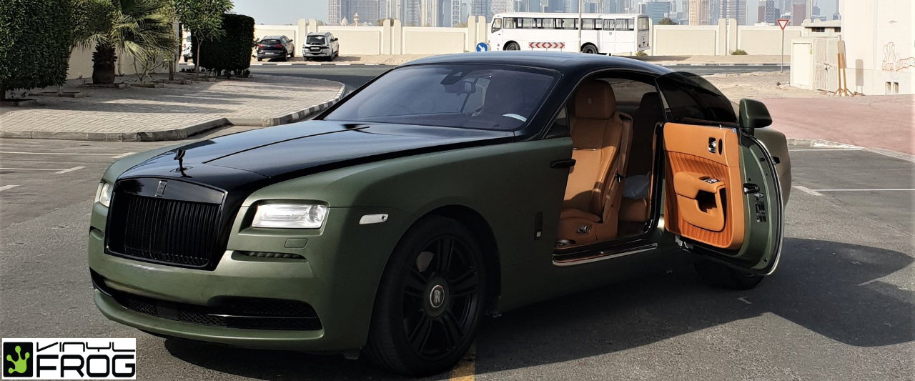 Vinyl wraps for rolls royce â