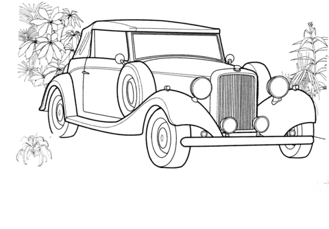 Rolls royce coloring page free printable coloring pages
