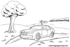Rolls royce coloring pages ideas rolls royce royce coloring pages