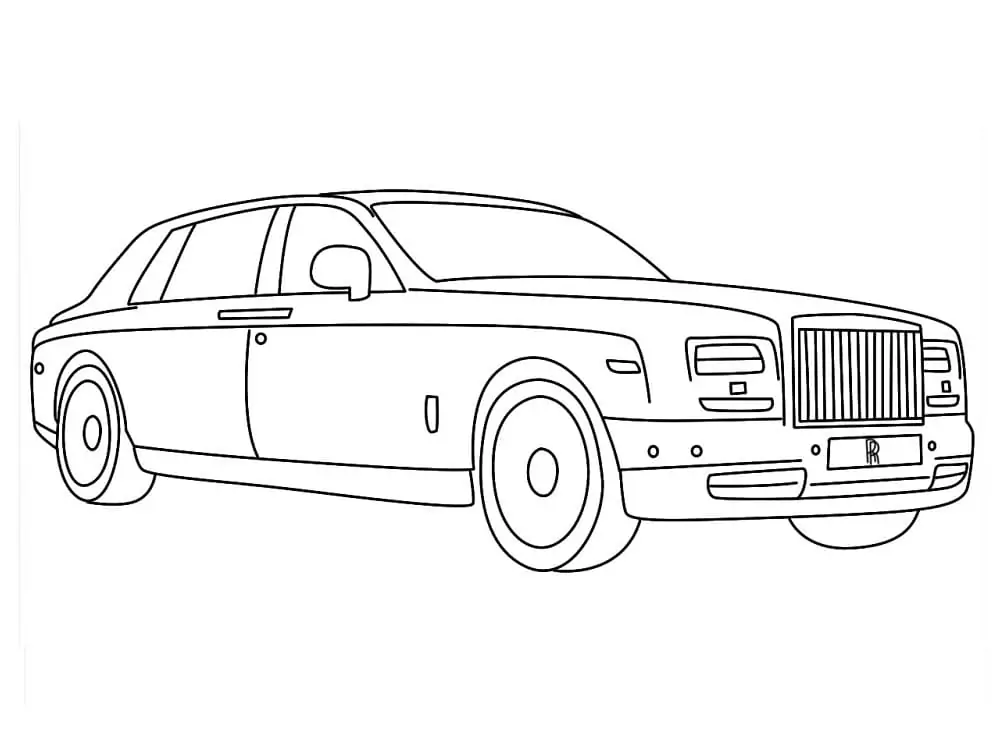 Rolls royce malvorlagen