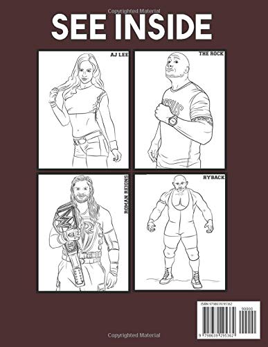 Buy wwe coloring book high quality coloring pages for fans great wwe fan gift wwe gift contain coloring pages of all time favorite wwe superstars paperback â april online at ypt