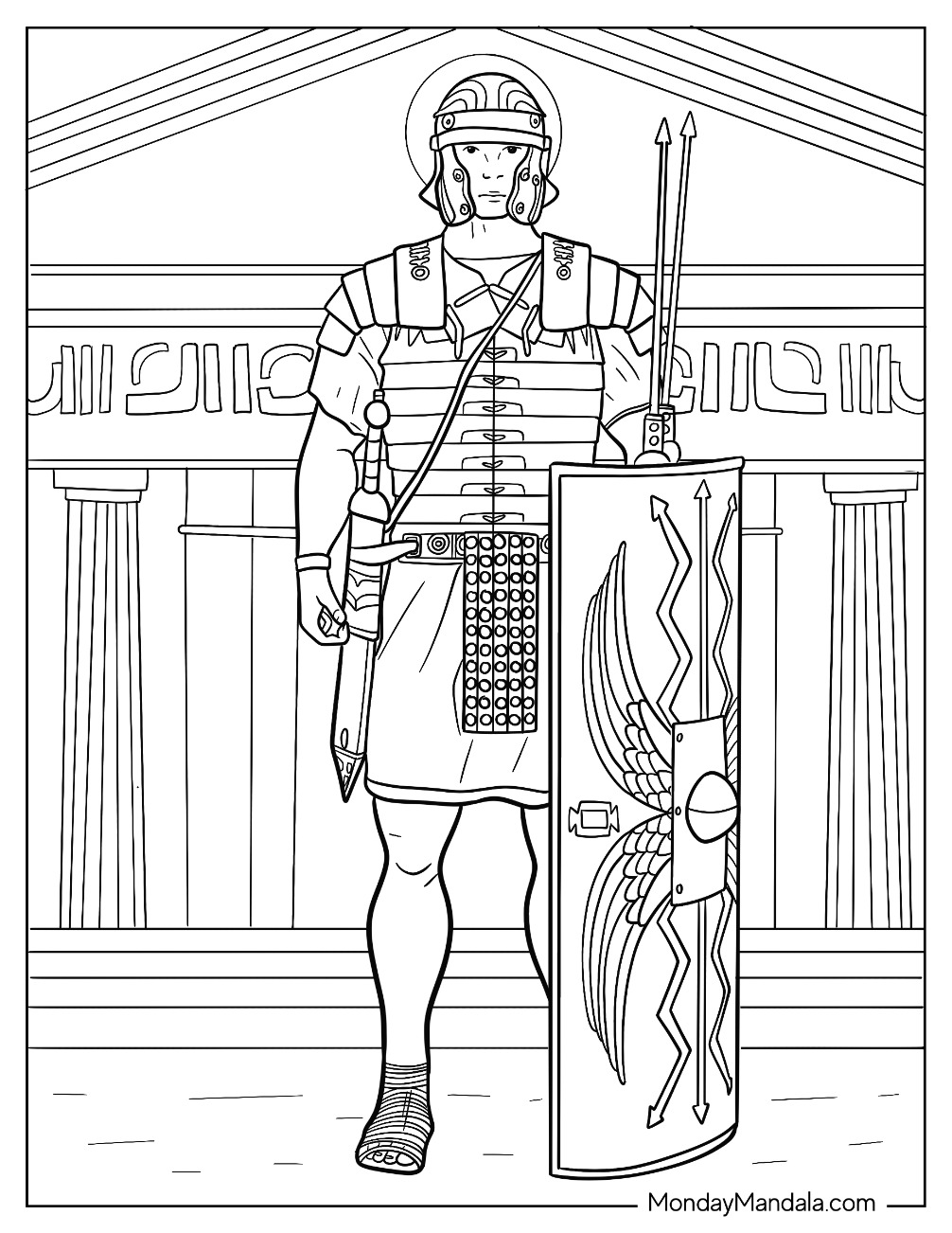 Soldier coloring pages free pdf printables