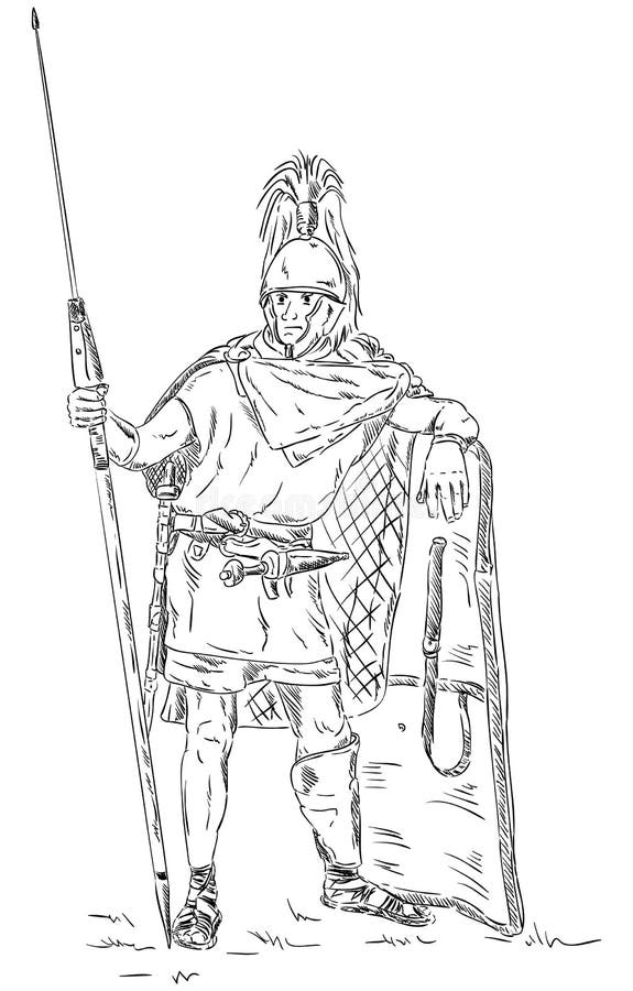 Roman soldier stock illustrations â roman soldier stock illustrations vectors clipart
