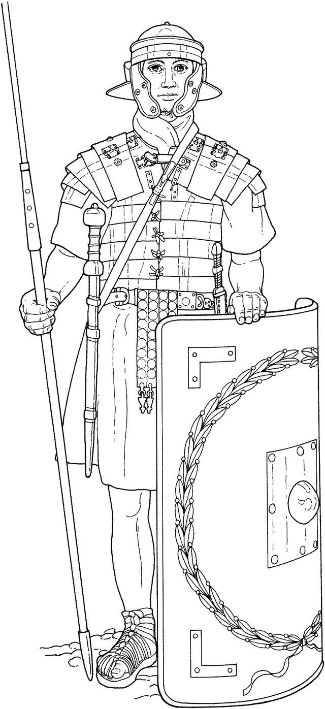 How the roman army went from weak to mighty roman soldiers coloring pages soldier drawing