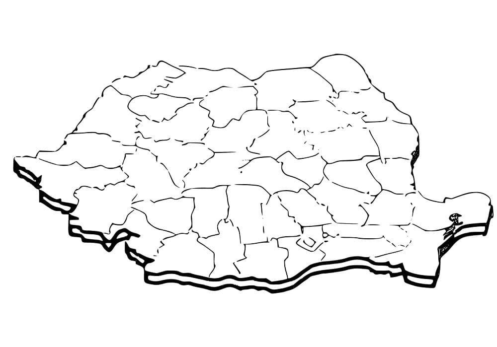 Romania coloring pages