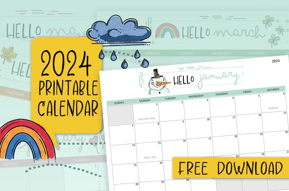 Printable church calendar