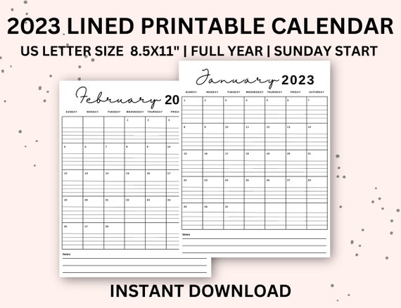 Calendar printable portraitmonthly calendar with lines monthly calendar vertical lined monthly calendar portrait printable calendar download now