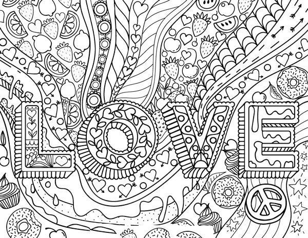 Romantic love quote coloring pages printable pdf