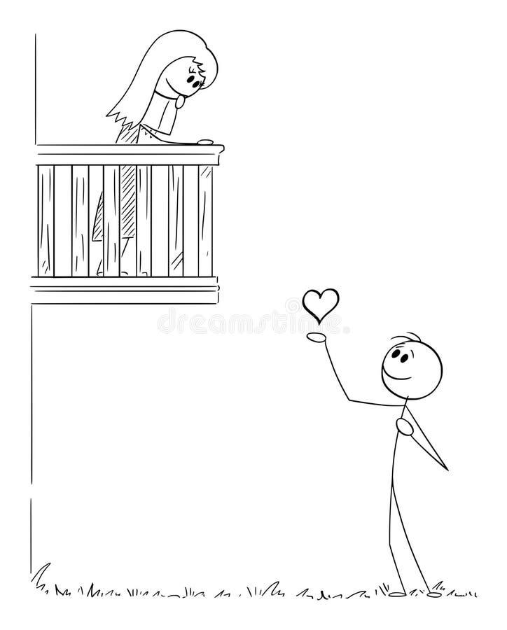 Romeo juliet balcony stock illustrations â romeo juliet balcony stock illustrations vectors clipart