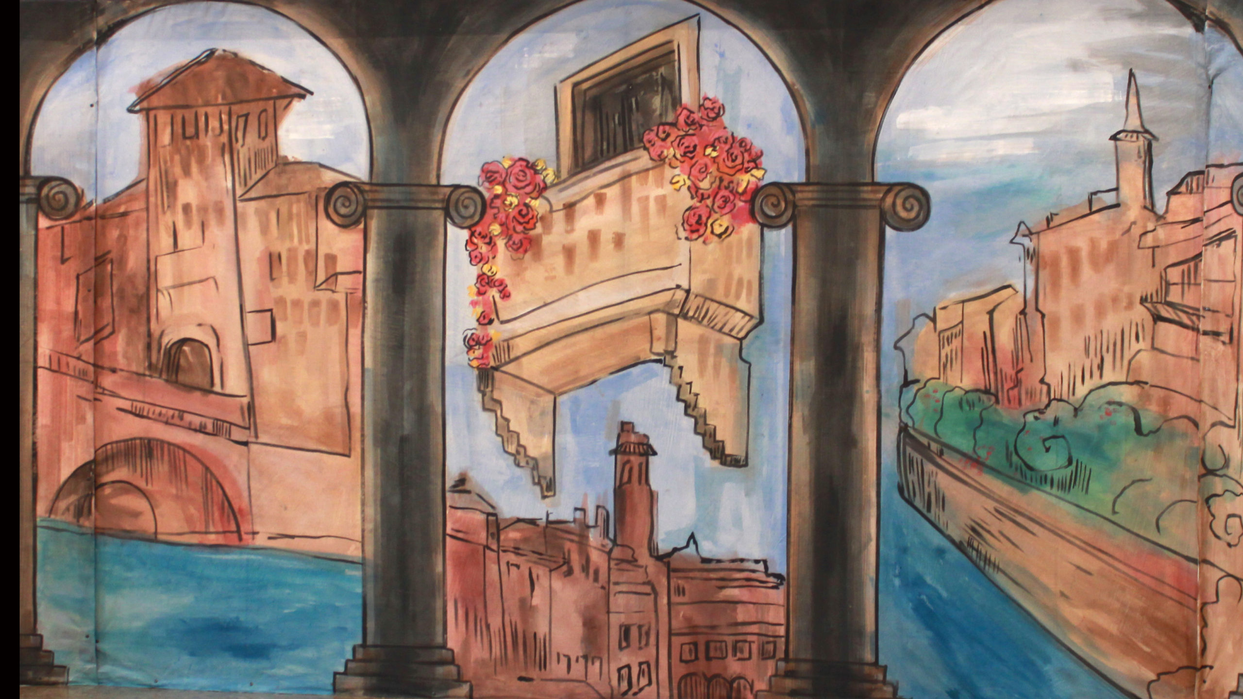 The sets and costumes of romeo juliet