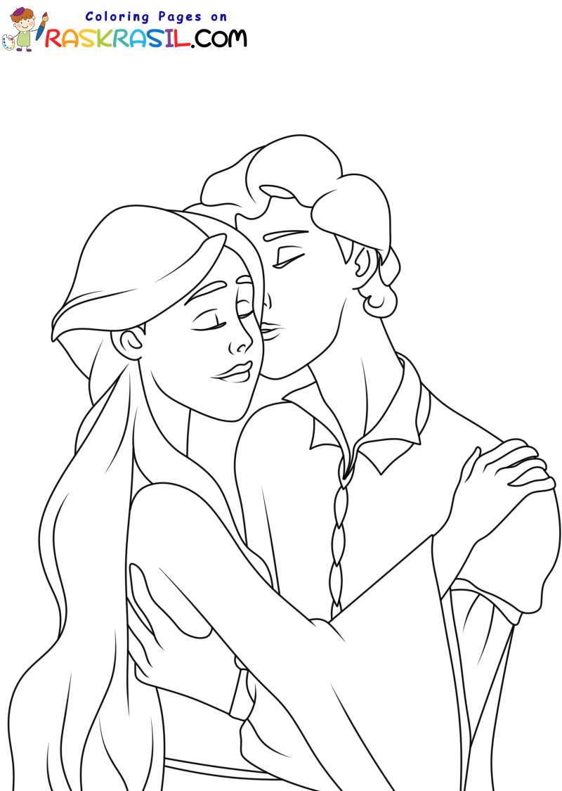 Romeo and juliet coloring pages