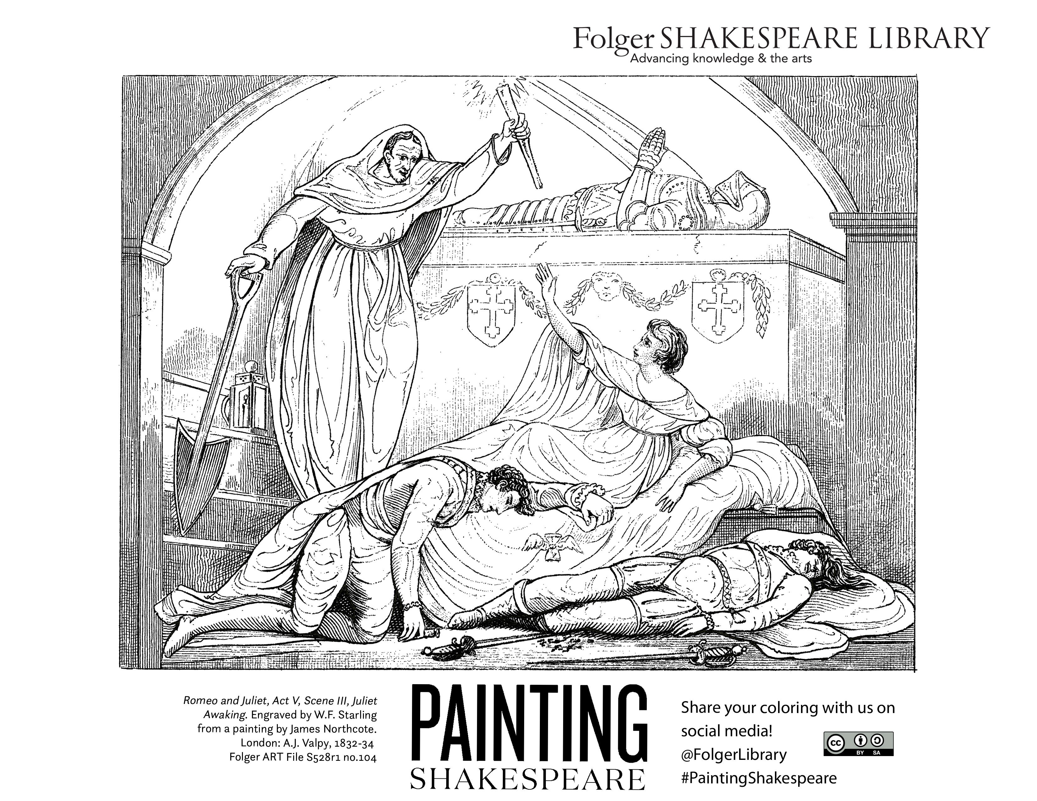 Folger shakespeare library on x its colorourcollections week and we have brand new coloring pages from paintingshakespeare visit httpstcompxzhy to download printable versions we cant wait to see your creations httpstcoannjfxcb