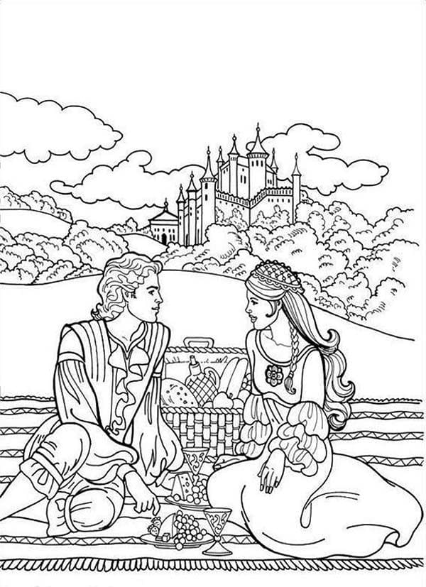 Romeo and juliet coloring pages