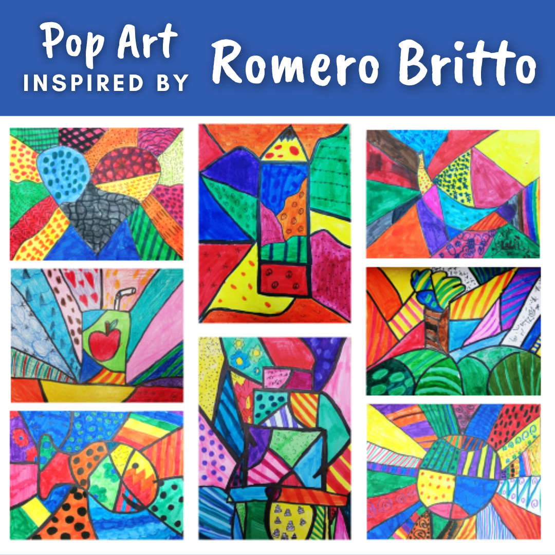 Romero britto pop art lesson