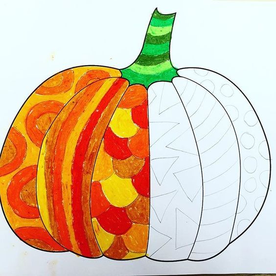 Britto zentangle pumpkin card project â base