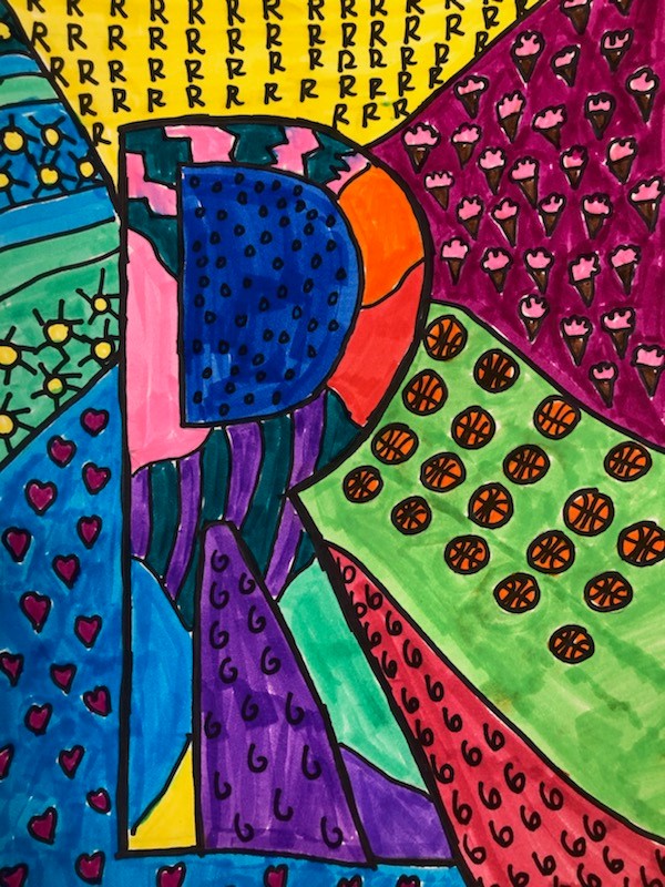 Rd grade art gallery