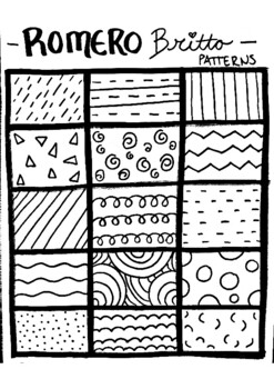Romero britto patterns tpt