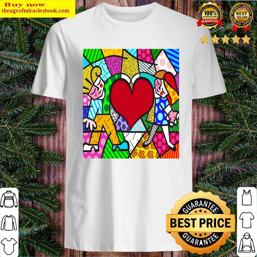 Romero britto inspired pumpkin shirt