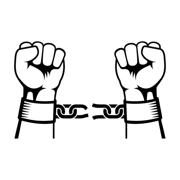Raised fist stock vector by infinity
