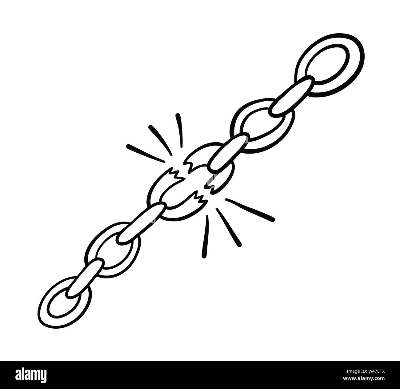 Slave chains iron stock vector images