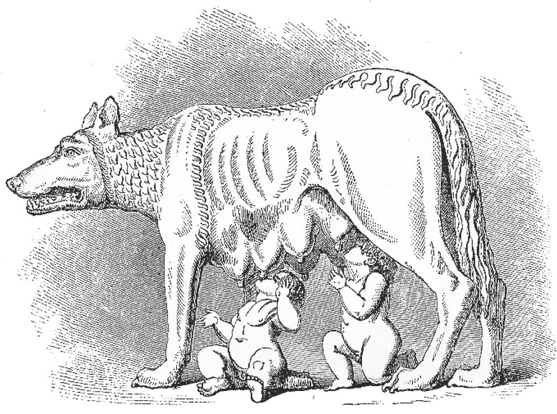 Art therapy coloring page italy romulus and remus