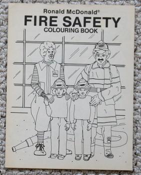 Ronald mcdonald fire safety louring book