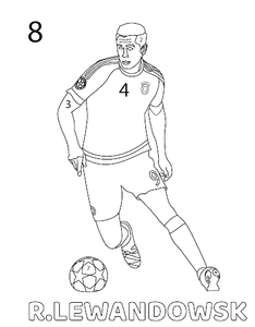 Football color by number for android