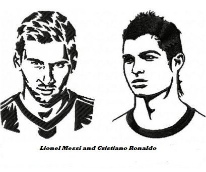 Cristiano ronaldo coloring pages