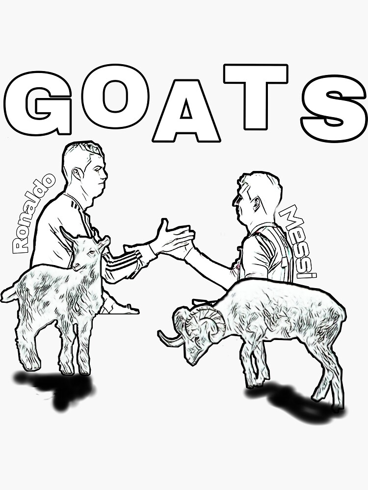 The goats sticker for sale by luka vuäkoviä