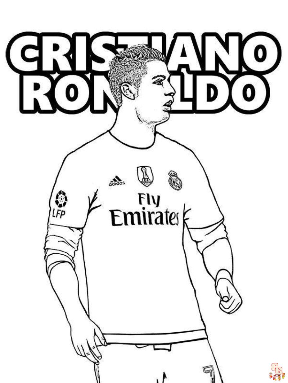 Ronaldo coloring pages