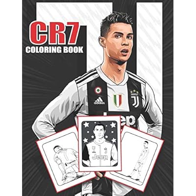 Cr coloring book cristiano ronaldo inspired anda