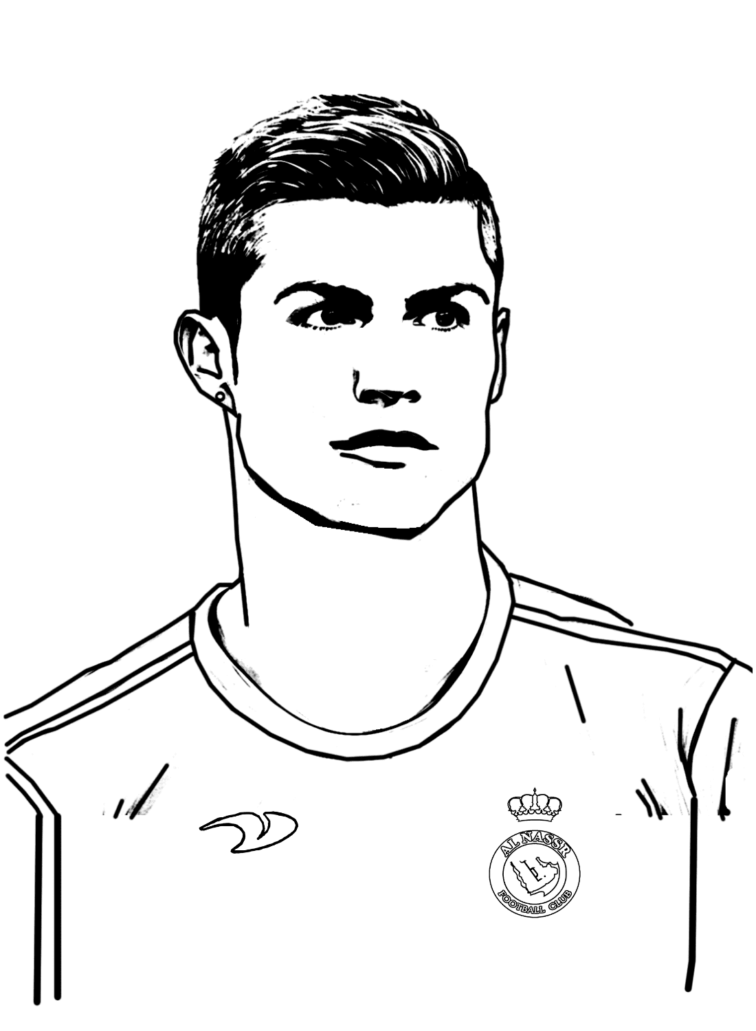 Cristiano ronaldo for coloring