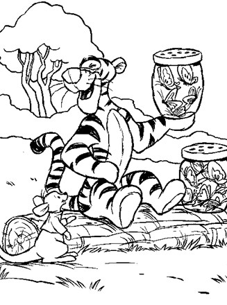 Winnie the pooh coloring page