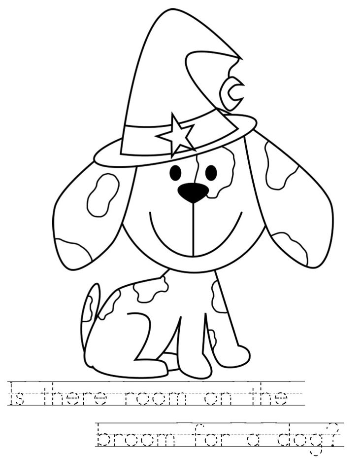 Room on the broom color pages coloring for kids coloring pages room on the broom
