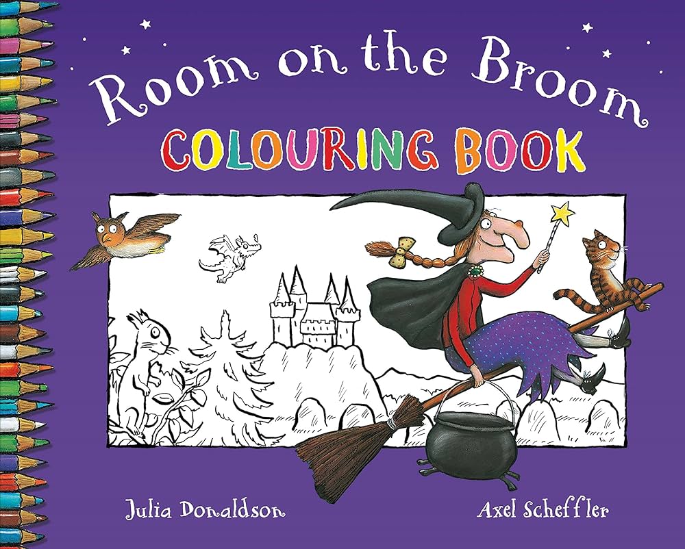 Room on the broom colouring book julia donaldson axel scheffler books