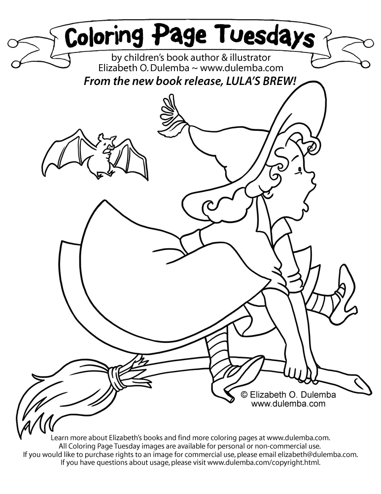 Coloring page tuesday