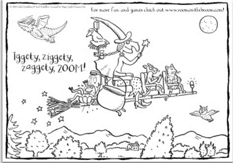 Room on a broom louring pages