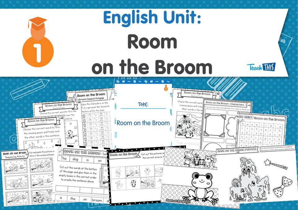 English unit room on the broom teacher resources and classroom games teach this