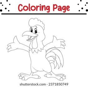 Rooster coloring pages images stock photos d objects vectors