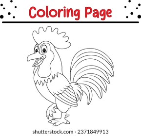 Rooster coloring pages images stock photos d objects vectors