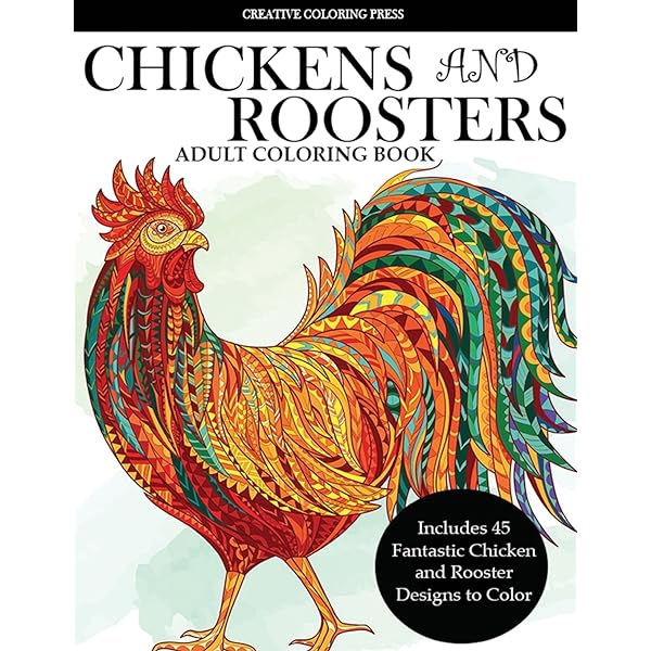 Cocks make me happy snarky adult coloring book with funny quotes rooster puns cocky chicken humor what the farce publishing books