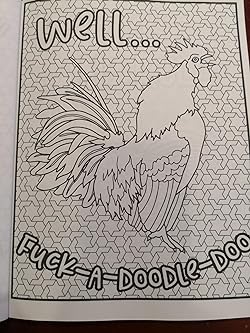 Cocks make me happy snarky adult coloring book with funny quotes rooster puns cocky chicken humor what the farce publishing books
