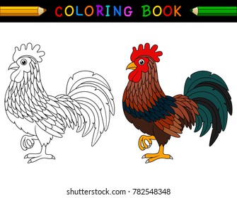 Rooster coloring pages images stock photos d objects vectors