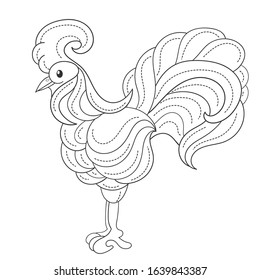 Rooster coloring pages images stock photos d objects vectors