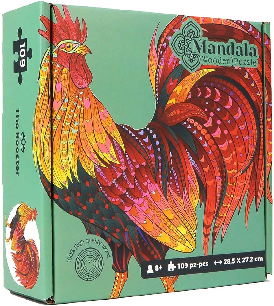 Logica puzzles art the rooster