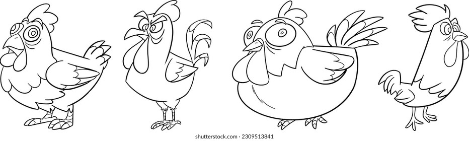 Rooster coloring pages images stock photos d objects vectors