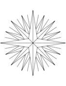 Dibujo de rosa de los vientos para colorear dibujos para colorear imprimir gratis