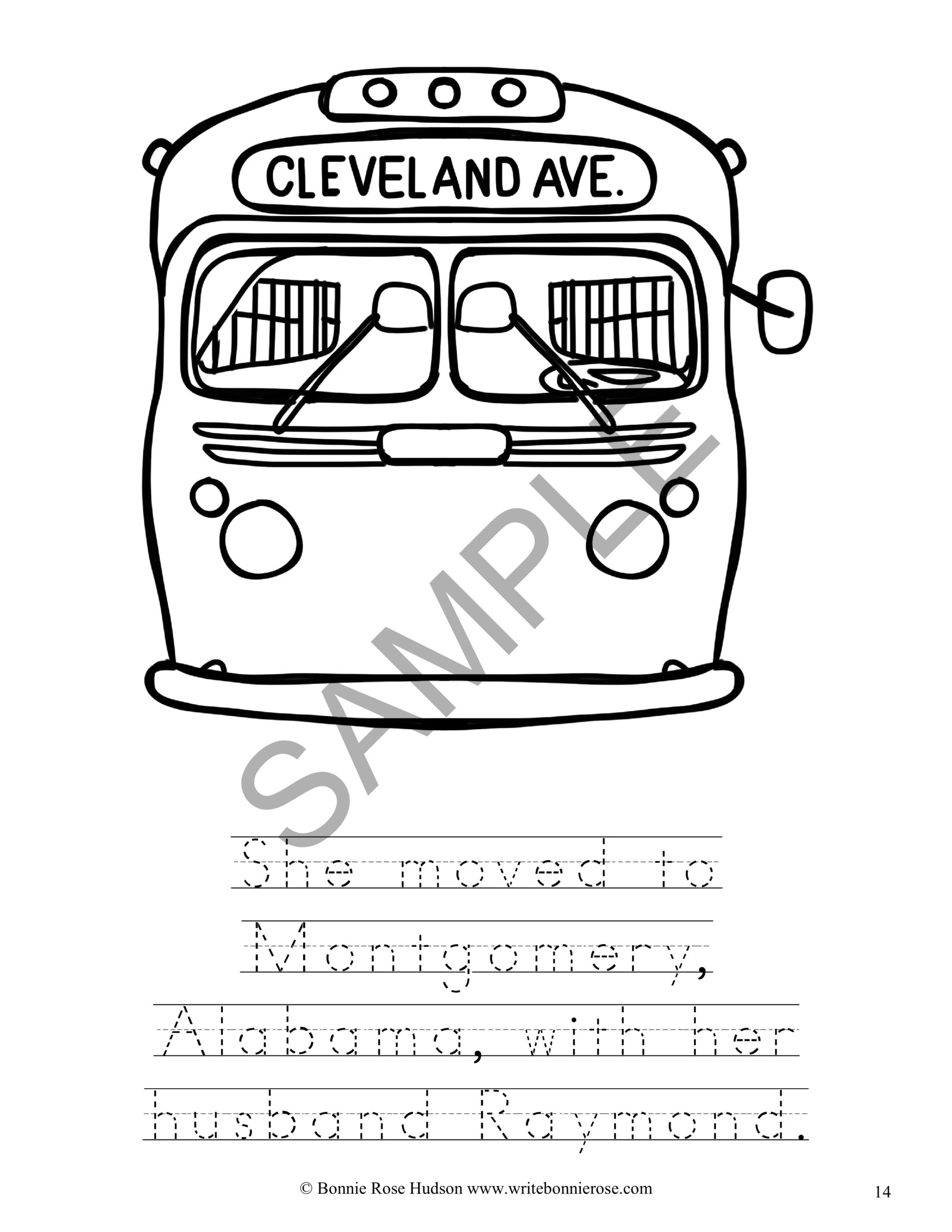 Harriet tubman and rosa parks coloring book