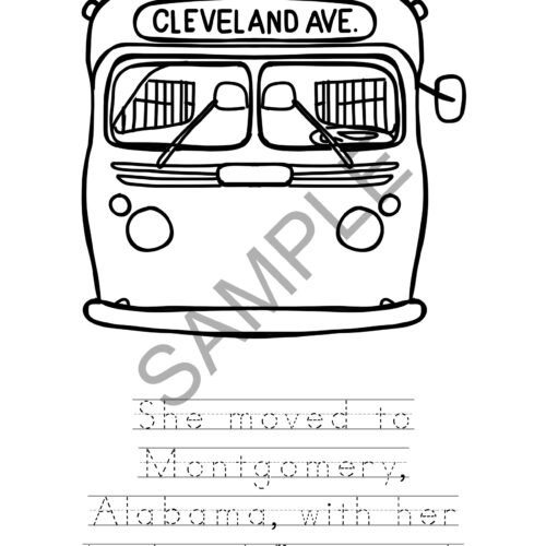 Harriet tubman and rosa parks coloring book