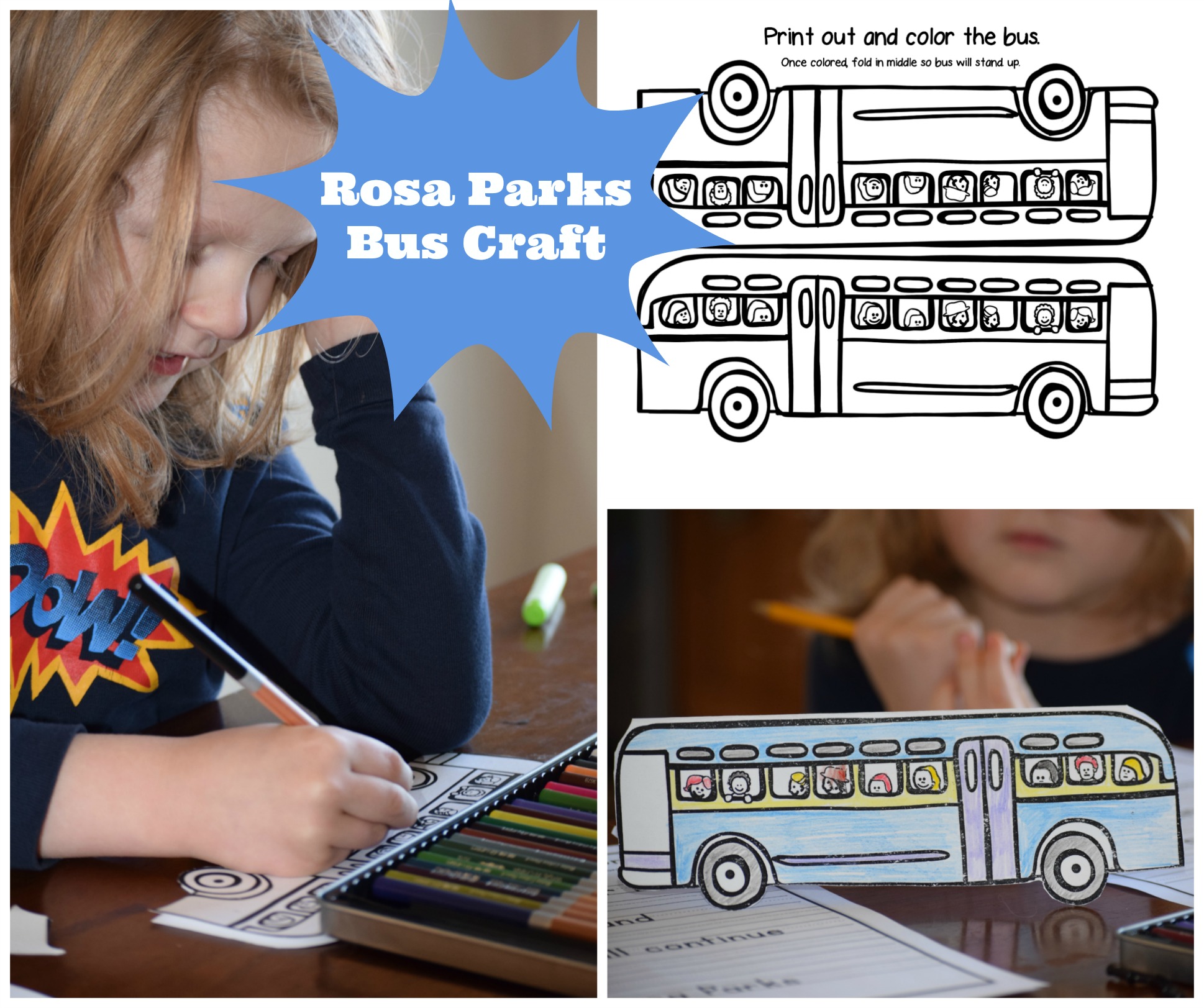 Rosa parks unit study free printable